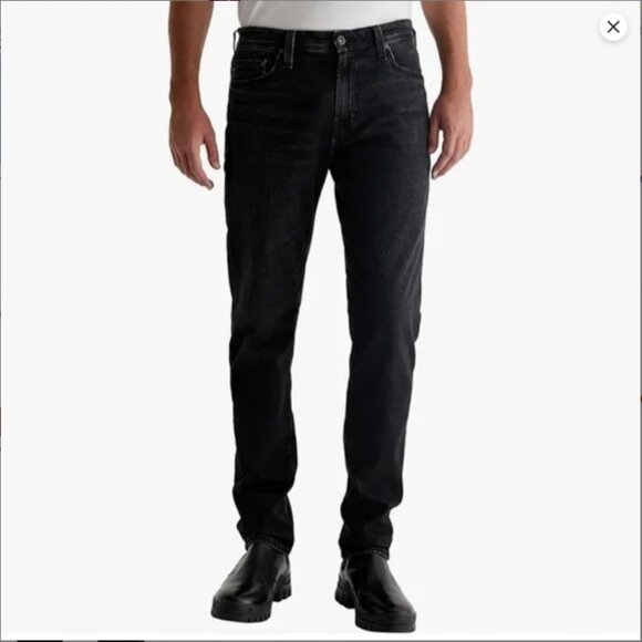 AG Adriano Goldschmied‎ Tellis Modern Slim Jeans Men’s 31x34 Black Stretch - Picture 3 of 13